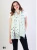 Foil Clover Frayed Scarf